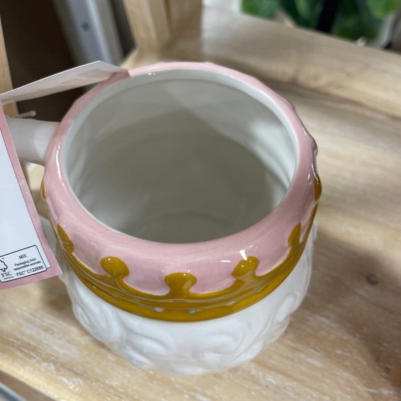 Pastel Pink Christmas Nutcracker Head Cupcakes & Cashmere Ceramic Coffee Mug NWT - Picture 4 of 4